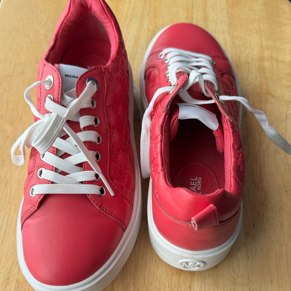 Michael Kors Women's Bold Red Sneakers